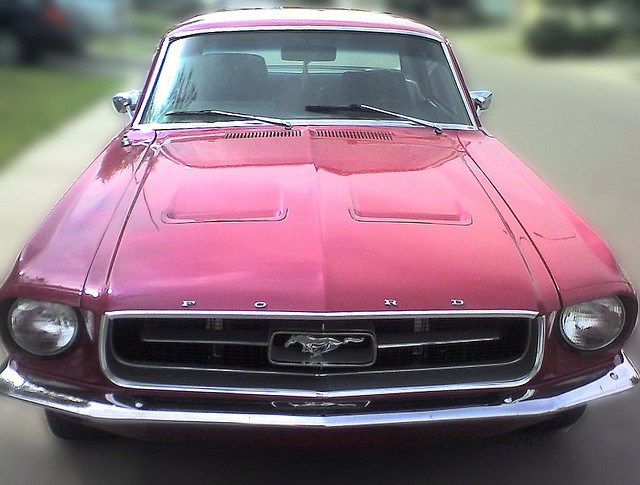 1969 Ford Mustang muscle car