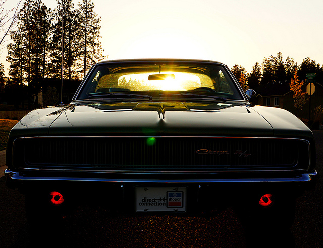 1968 Dodge Charger muscle car