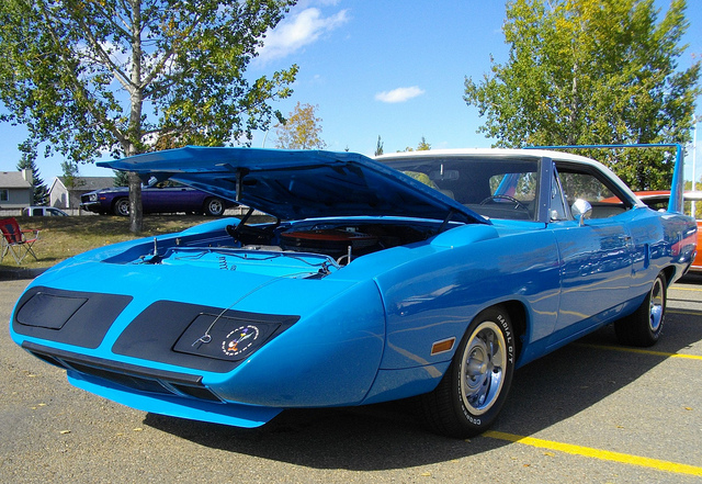 1970 Plymouth Superbird muscle car