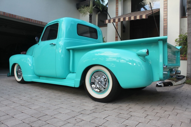 Frameoff restored 1950 Chevrolet Pickup Truck. This old car is 