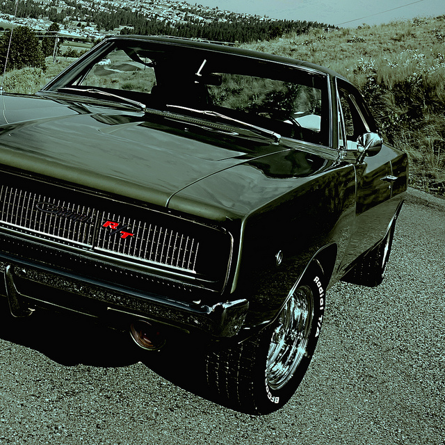 1968 Dodge Charger muscle car