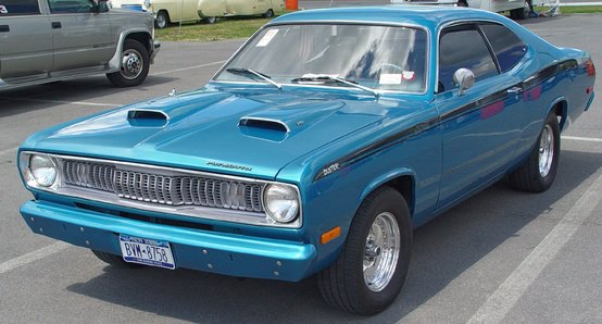 1972 Plymouth Duster muscle car