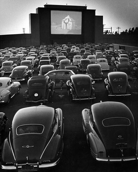 Drive-In Theater at San Fransisco 1948