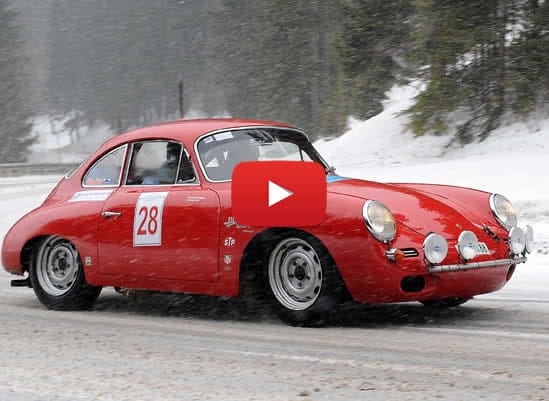 Classic Cars on Snow