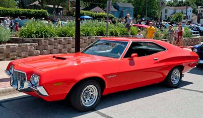 1972 Ford Grand Torino muscle car