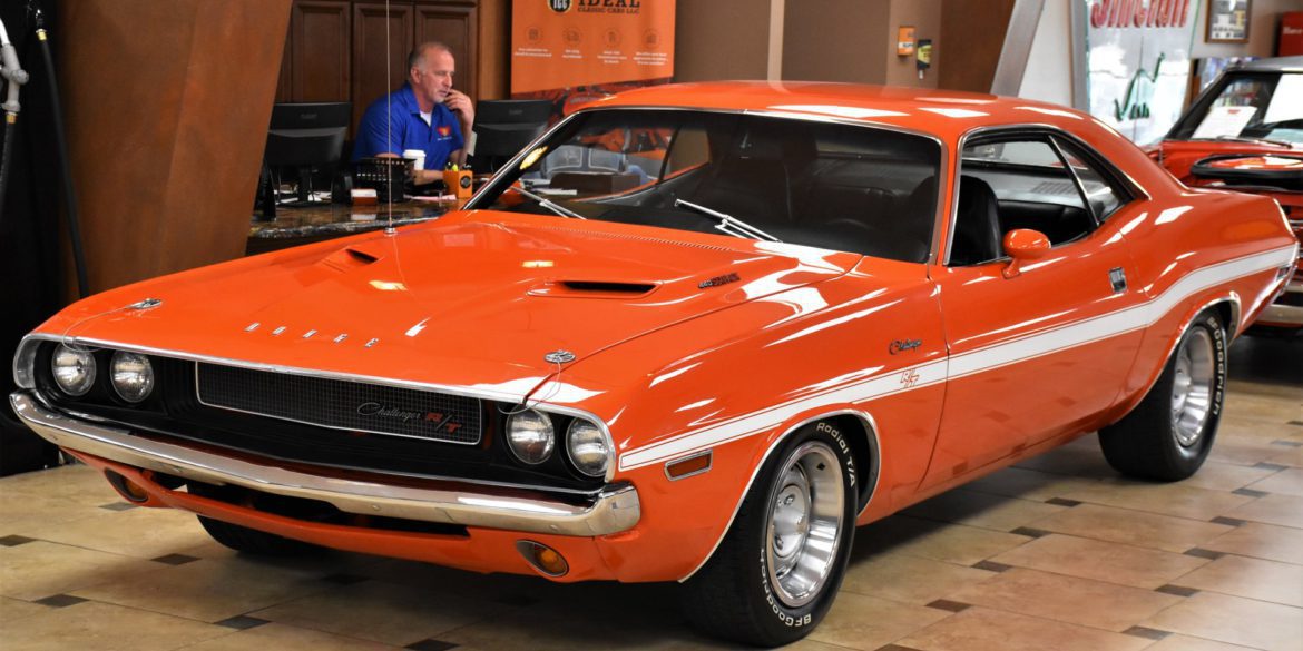 Orange 1970 Dodge Challenger R/T