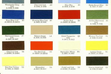 1972 chrysler color chart