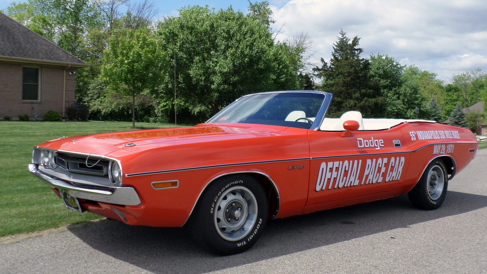 1971 Dodge Challenger Convertible Indy Pace Car