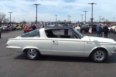 ivory white 1965 plymouth barracuda