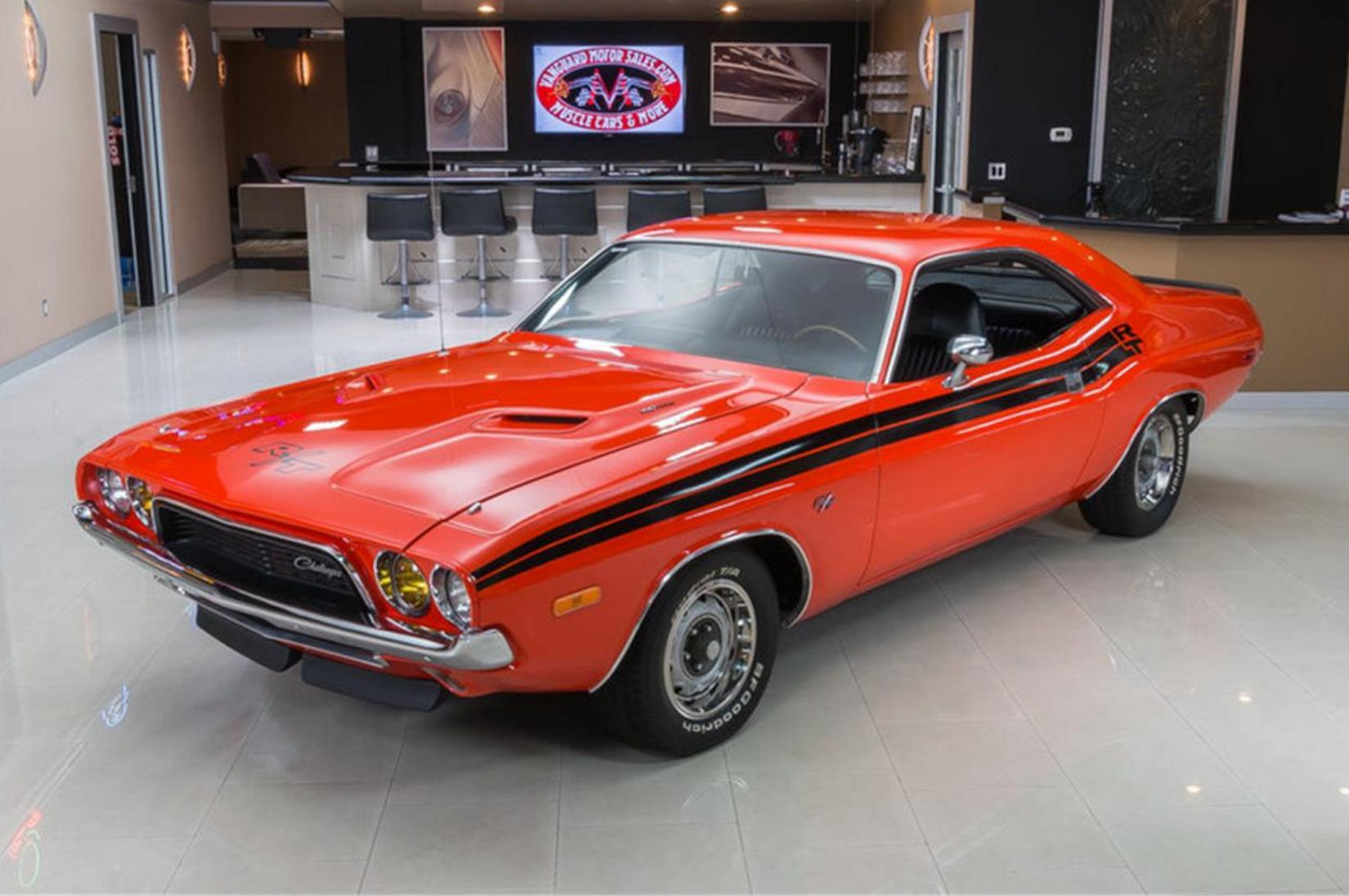 1972 Dodge Challenger in red (R/T clone)