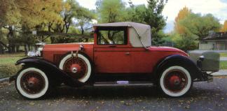 1928 LaSalle convertible coupe