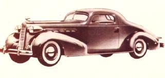 1936 LaSalle two-door coupe