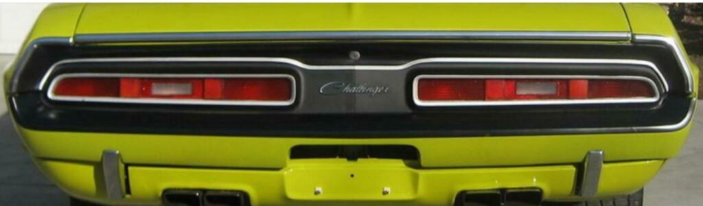 1971 Dodge Challenger rear