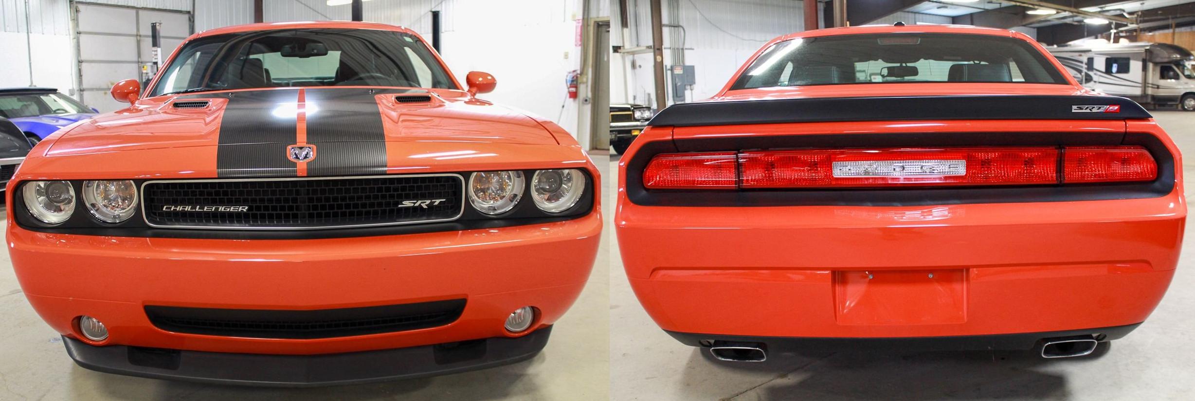 2008 Dodge Challenger SRT8 front and rear views