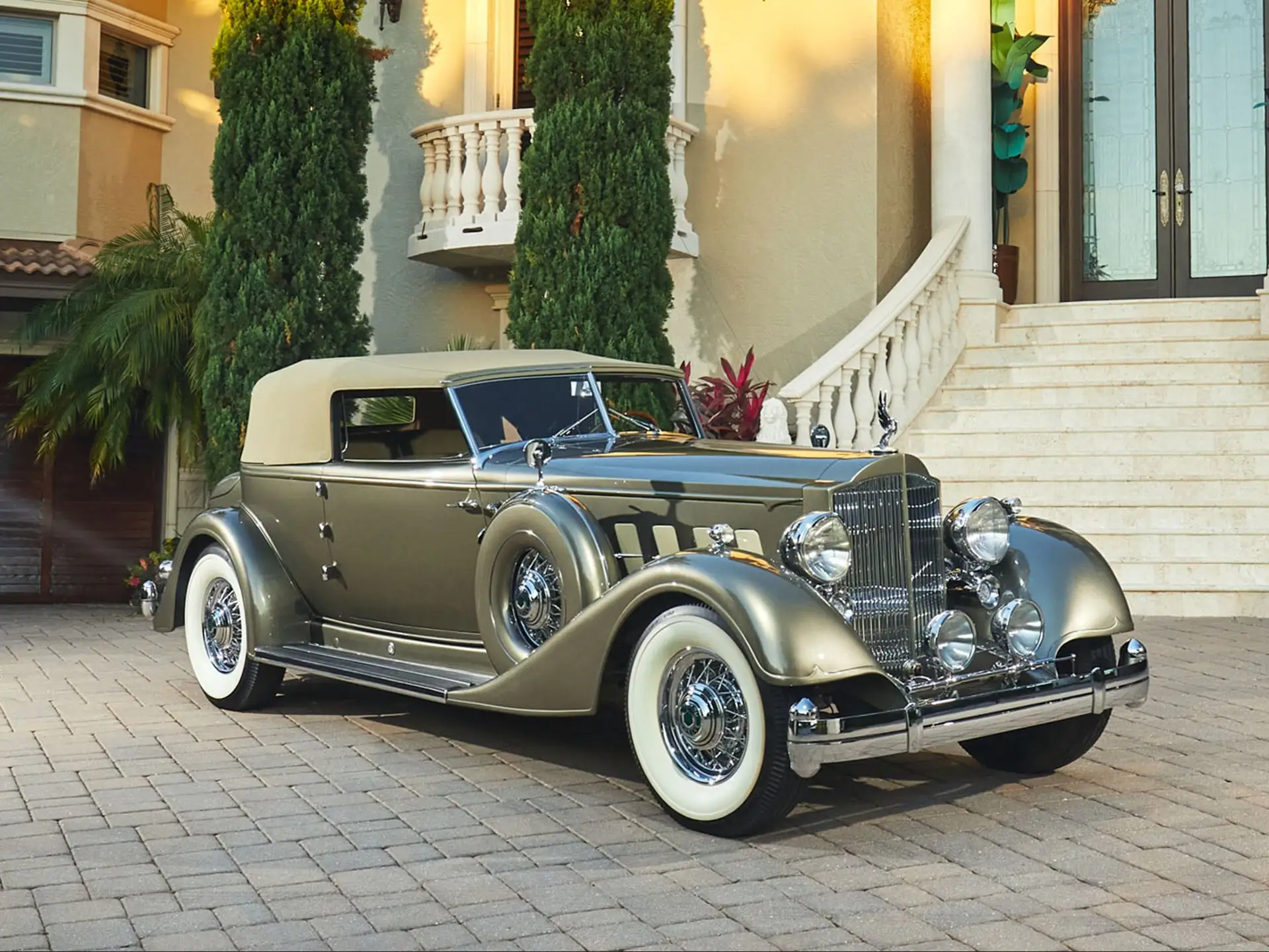 1934 Packard Twelve Individual Custom Convertible Victoria