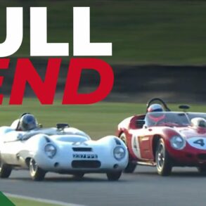 Ferrari 246S Dino & Lotus 15 Go Neck And Neck At The 2021 Goodwood Revival