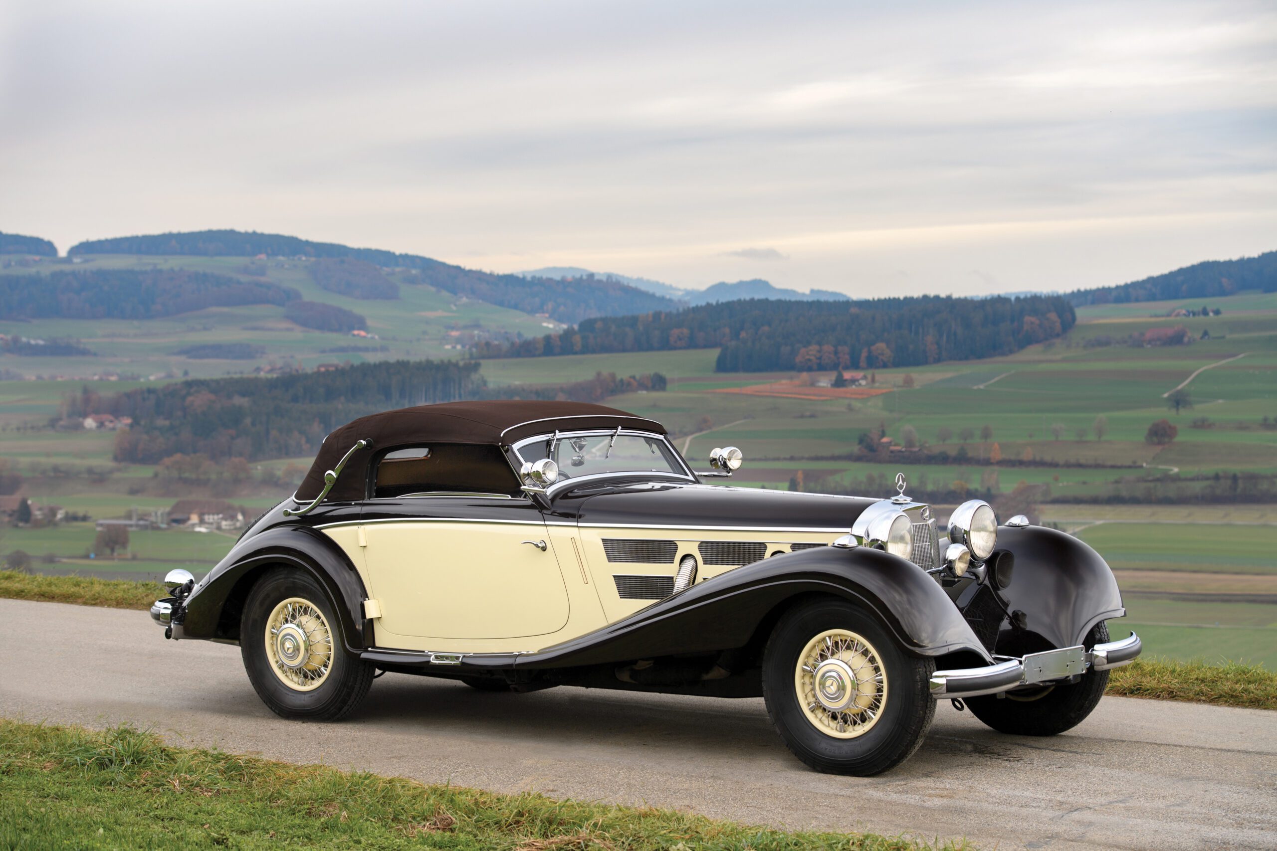1937 Mercedes-Benz 540 K Cabriolet A by Sindelfingen Tim Scott ©2018 Courtesy of RM Sotheby's
